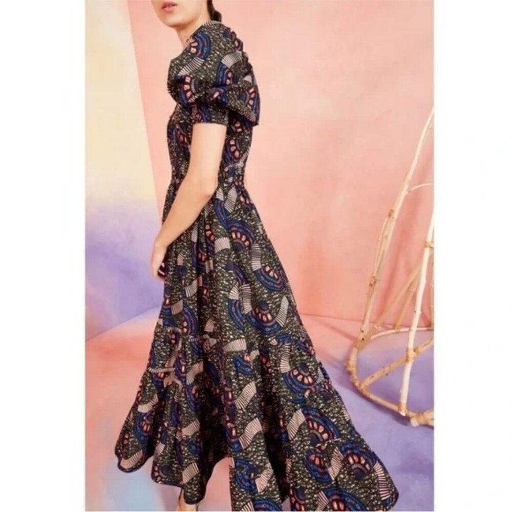 Ulla Johnson Juniper Puff Sleeve Midi Dress Size 2 - Picture 3 of 12